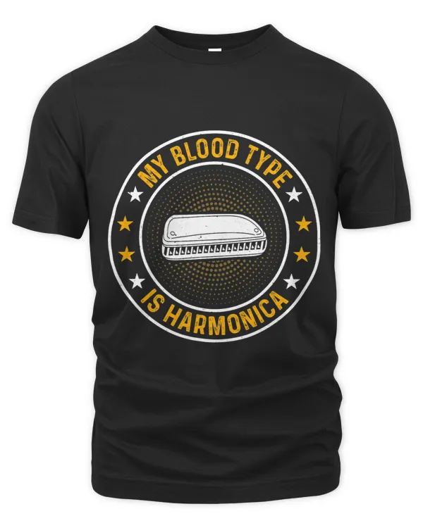 My Blood Type Is Harmonica Harmonicist Harmonica Music Lover