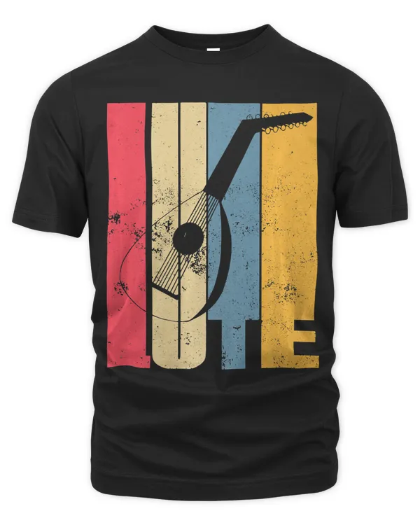 Vintage Colorful Lute