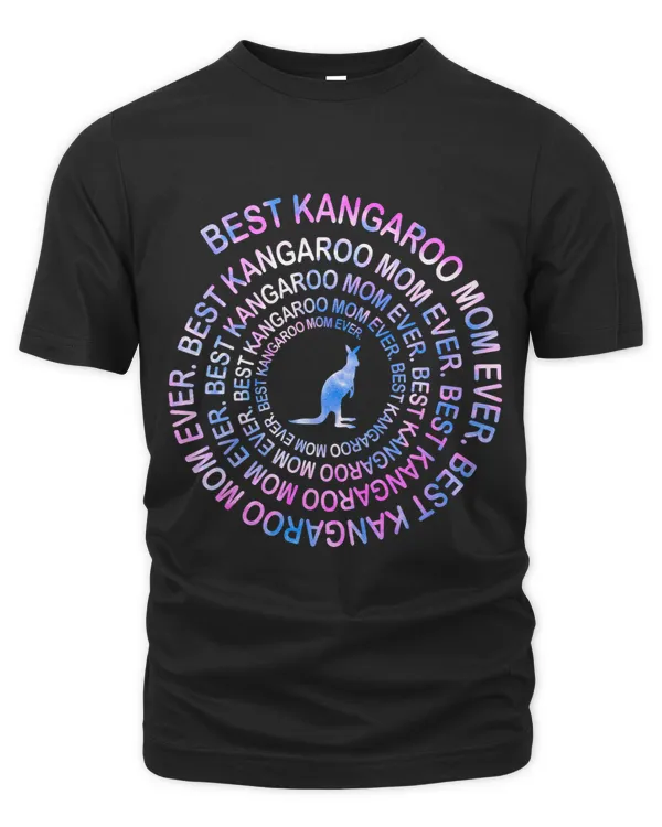 Funny Kangaroo Mom Spiral Tie Dye Gift Mothers Day