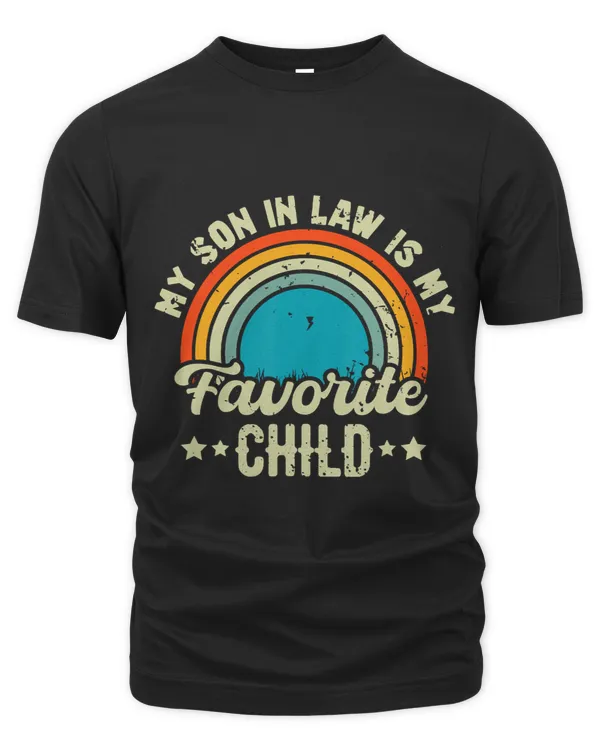 My SonInLaw Is My Favorite Child Funny Mom Retro Groovy