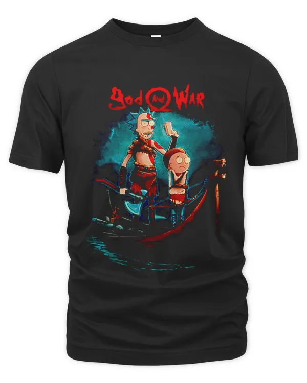 God and War Cartoon TShirt