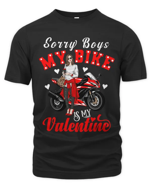 Womens Motera Mi Moto Es My Valentine Motorcycle