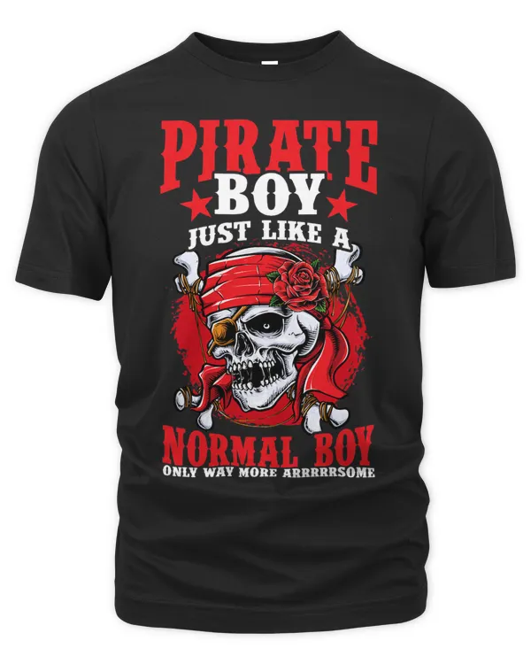 Funny Pirate Shirt Men Jolly Roger Women Boys Freebooter