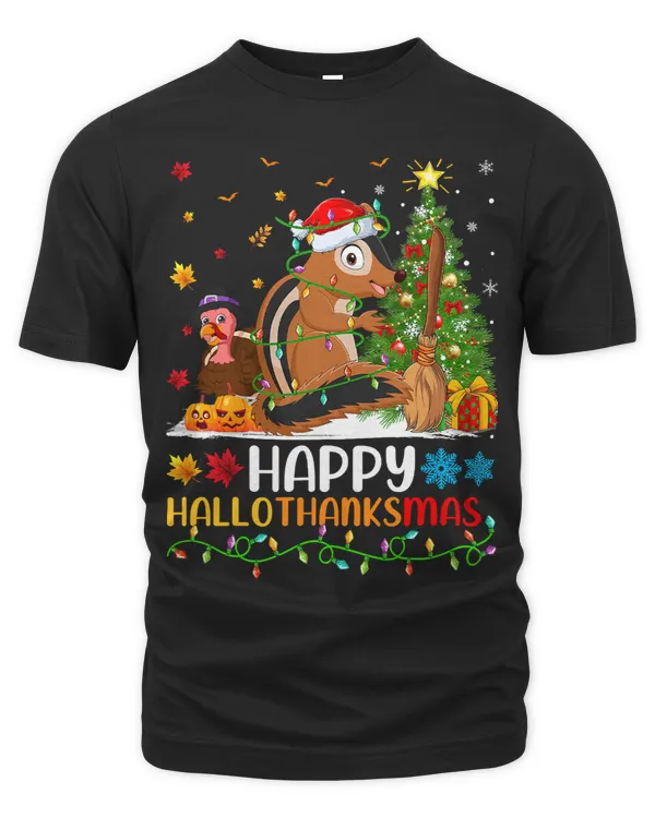 Chipmunk Animal Lover Funny Happy Chipmunk HelloThanksMas