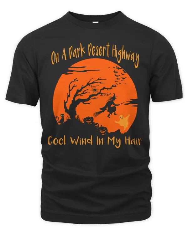 Halloween On A Dark Desert Highway Cool Wind In My Hair 704 Pumpkin