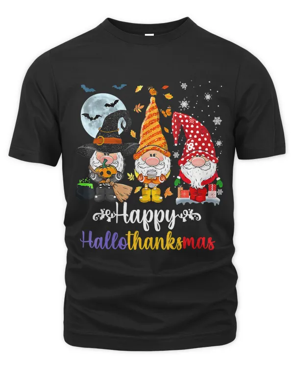 Halloween Thanksgiving Christmas Happy HalloThanksMas Gnomes 270
