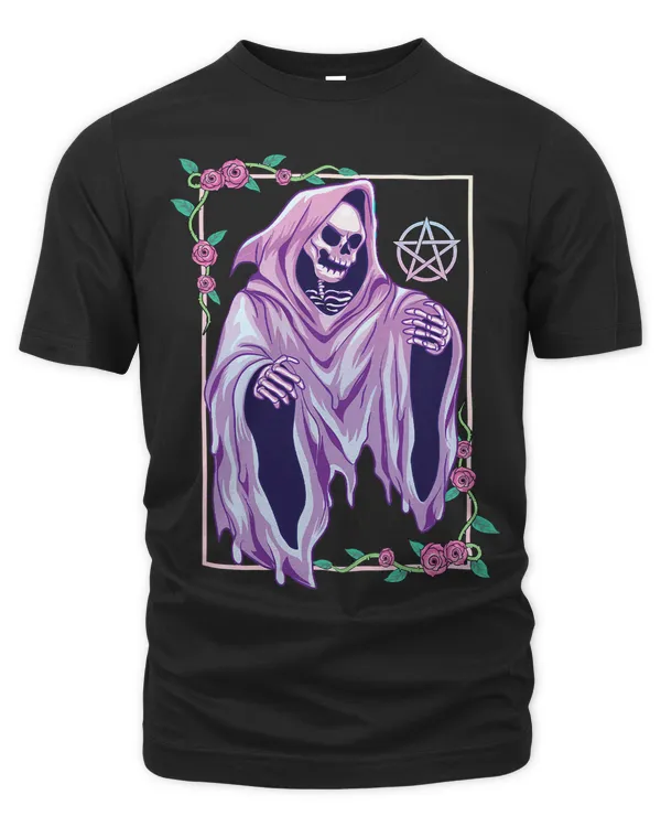 Pastel Goth Ghost Grim Reaper Witchcraft Wicca Tarot 77