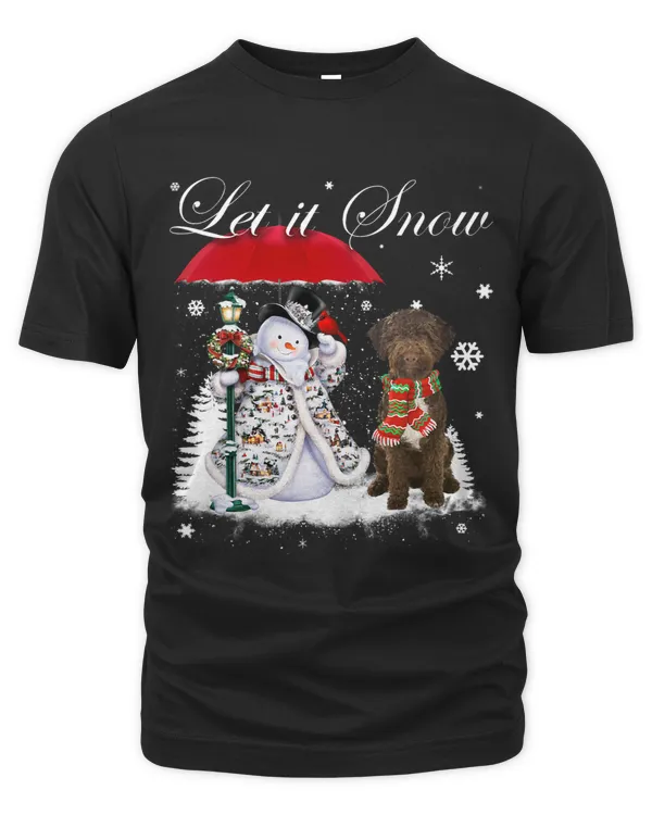 Lagotto Romagnolo Santa Dog Christmas Snowman Xmas Pajama 371