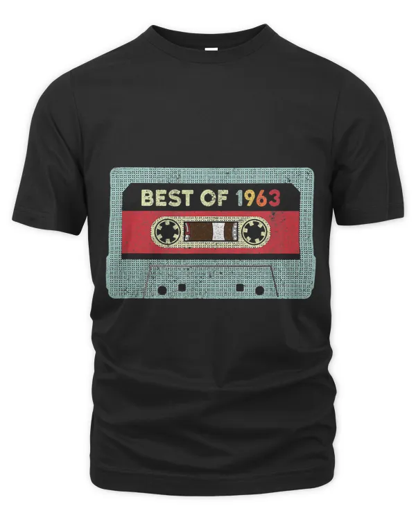Vintage Retro Cassette Tape Best Of 1963 60th Birthday Gift