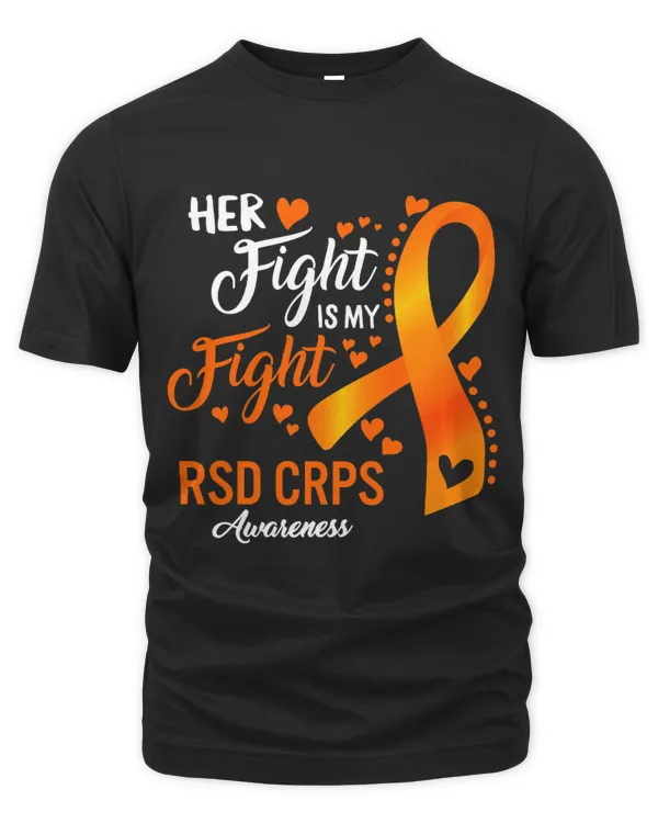 RSD CRPS Awareness Her Fight Orange Ribbon Complex Regional