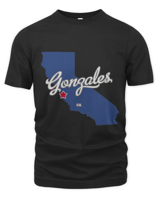 Gonzales California CA Map