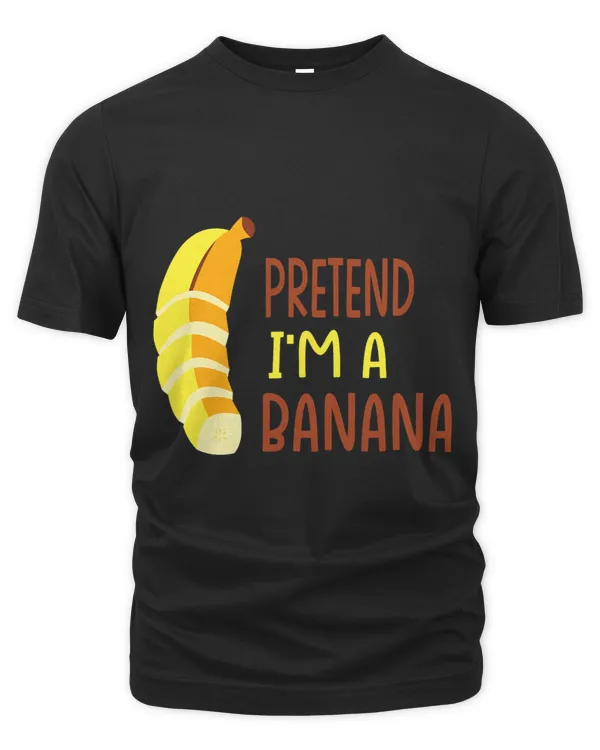 Pretend Im A Banana Funny Lazy Costume