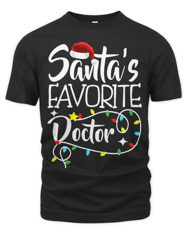 Santas Favorite Doctor Christmas lights Santa Gifts Xmas