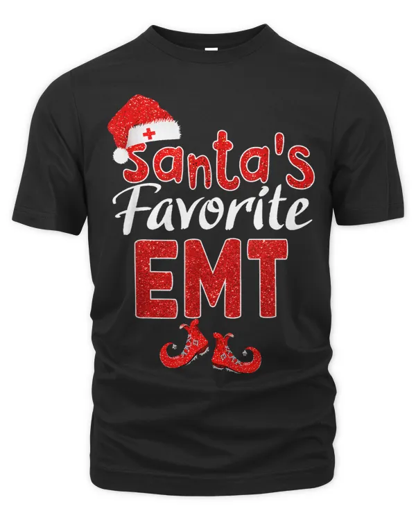 Santas Favorite EMT Funny Christmas Xmas
