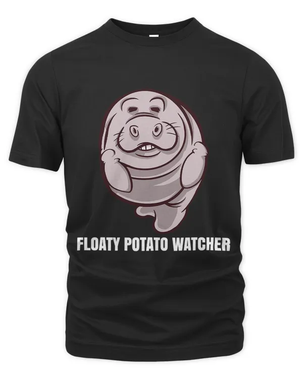 Floaty Potato Watcher Funny Marine Biologist Manatee Pun