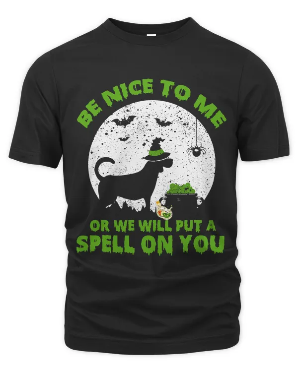 Halloween Magic Dog Wizard Ghost Pumpkin Scary Witch