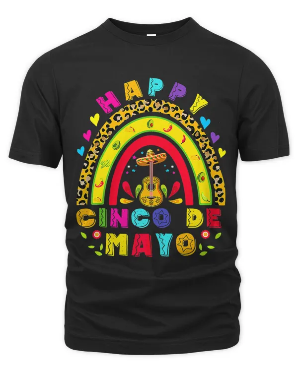 Happy Cinco De Mayo Rainbow Party Guitar Mexican