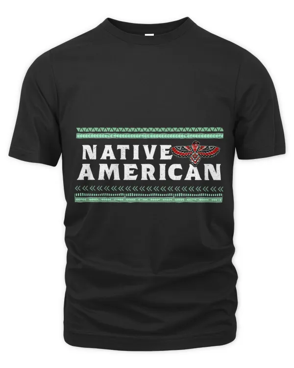 Domestic American Amerindian drawing redtail flying