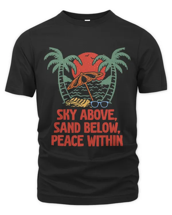 Sky Above Sand Below Peace Within Beach Surfing Ocean Surfer