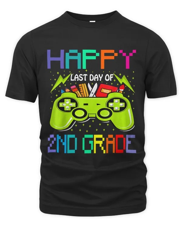 Happy Last Day Of School 2022 Funny 2nd Grade Video Game