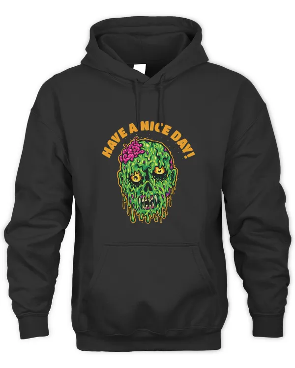Have A Nice Days with Zombie Head And Brains