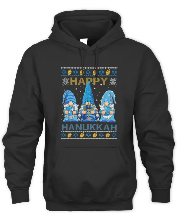 Happy Hanukkah Ugly Christmas Gnome Gnomies Menorah Gifts