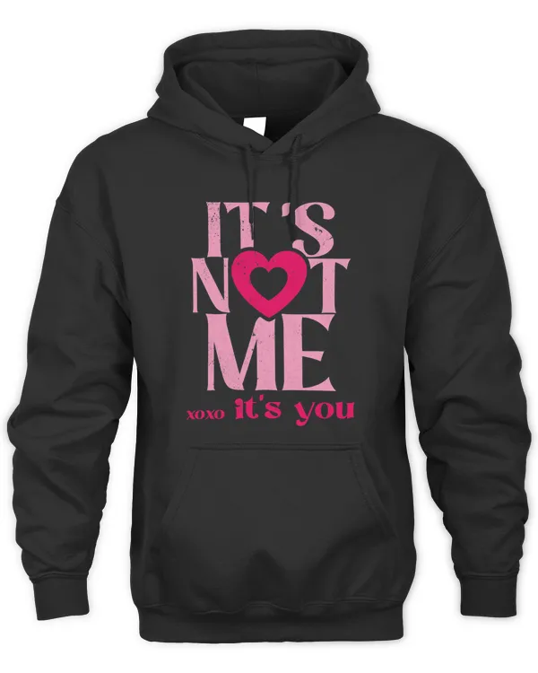 Its Not Me Its You XOXO Cute Pink Heart Valentines Day