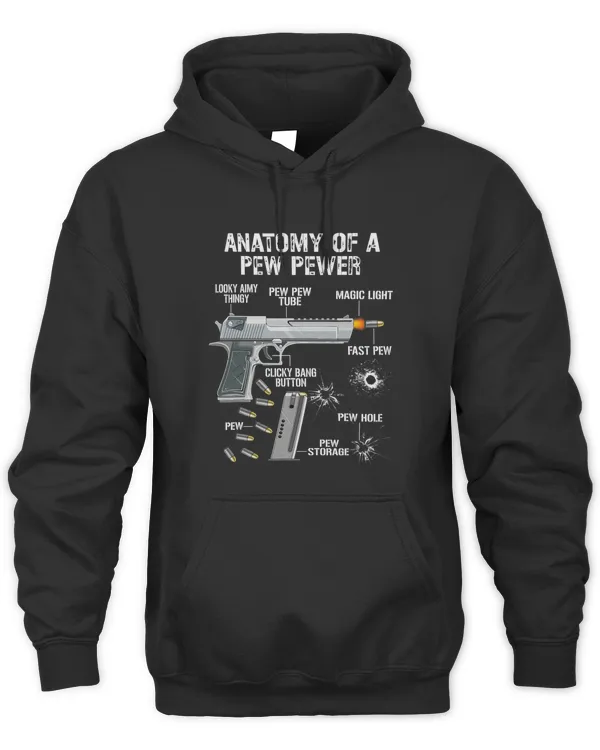 Funny Anatomy Of A Pew Pewer Ammo Gun Amendment Saying
