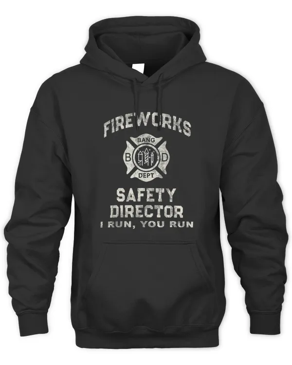 Funny FIREWORKS SAFETY DIRECTOR Firefighter America Red Pyro