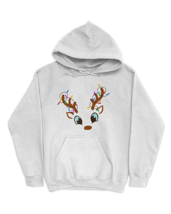 Christmas Shirt - Cute Reindeer Face, Great shirt for Christmas (4)