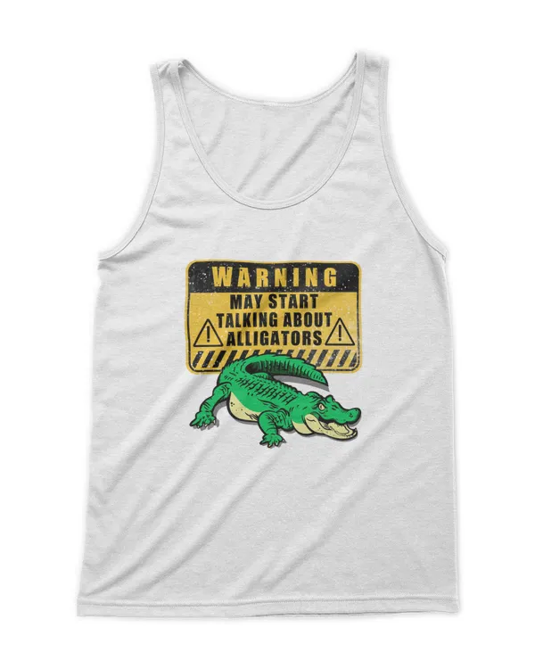 Warning may start talking about Alligators art shirt