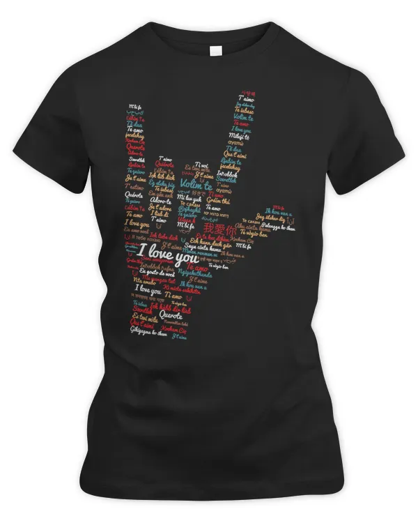 American Sign Language ASL I love you in different languages design ASL Love sign 287 ASL