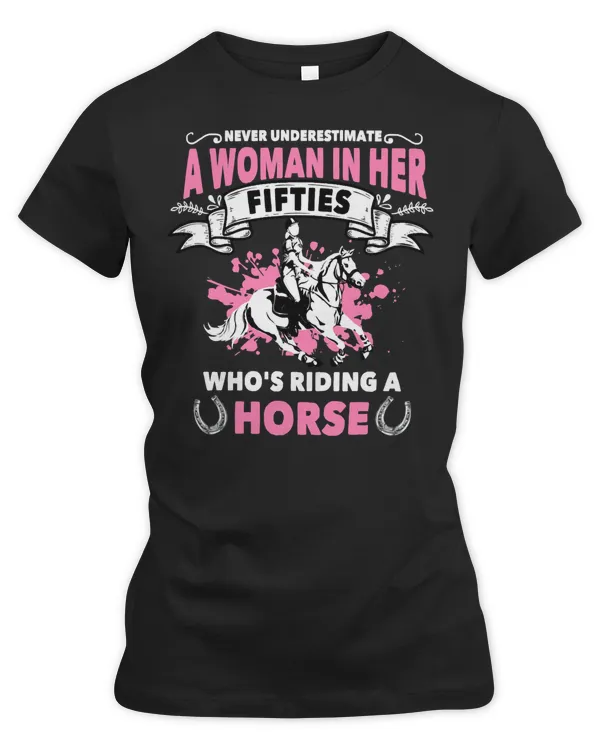 Horse Horses 50 Year Old Rider Woman Horse Rider