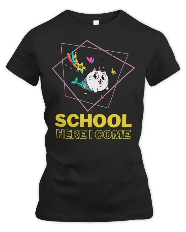 Mermaid Sea Life Cats Mermaid Unicorn Comes To School Ocean Lover