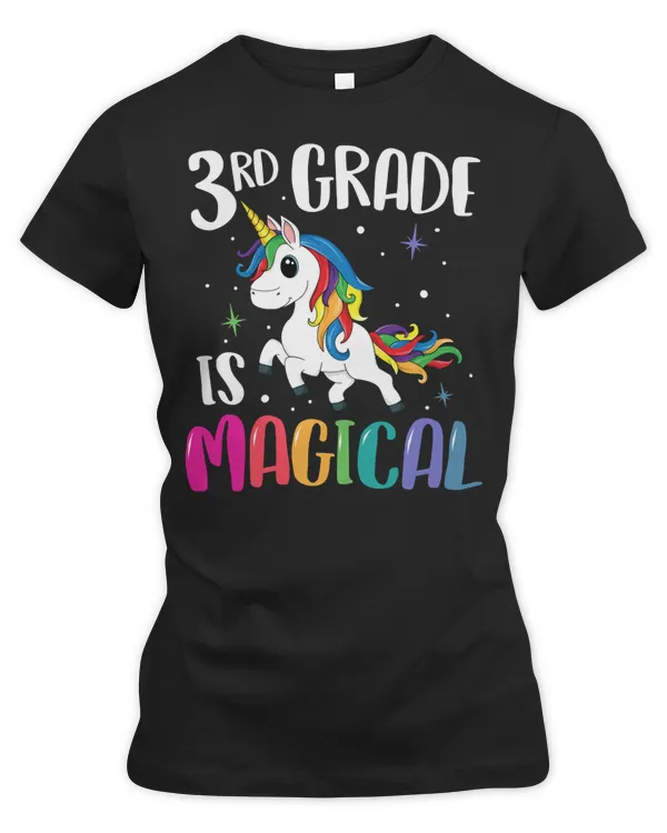 Teacher Teaching Lover 3rd Grade Is Magical Unicorn Back to School Teacher669
