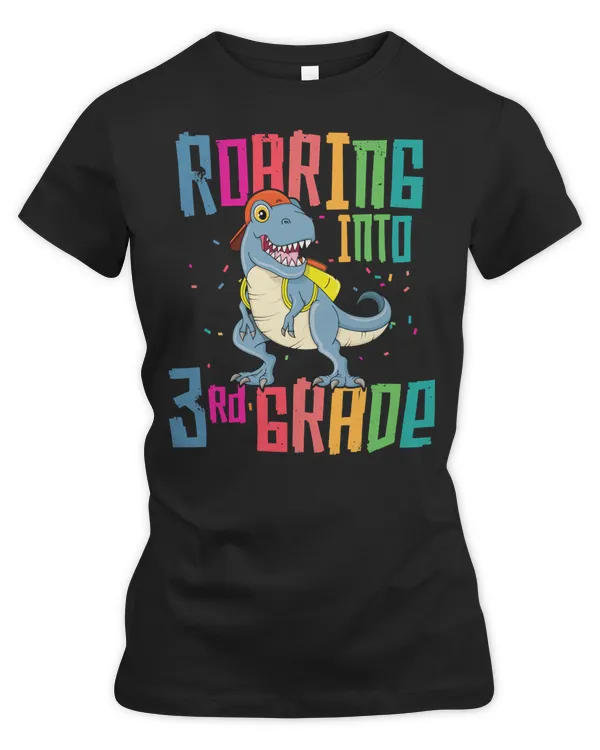 Teacher Teaching Lover 3rd Grade T Rex Roaring Back to SchoolDinosaur Boy 672