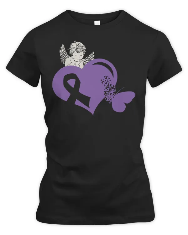 Dementia Mental Health Awareness Support Angel Purple Butterfly Alzheimers Disease Awareness