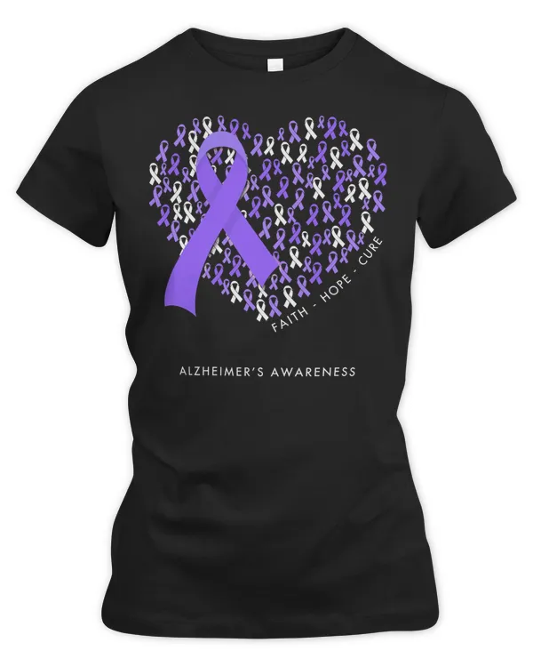 Faith Hope Love Alzheimer Awareness Cancer Ribbon Heart 61 Alzheimers Disease Awareness