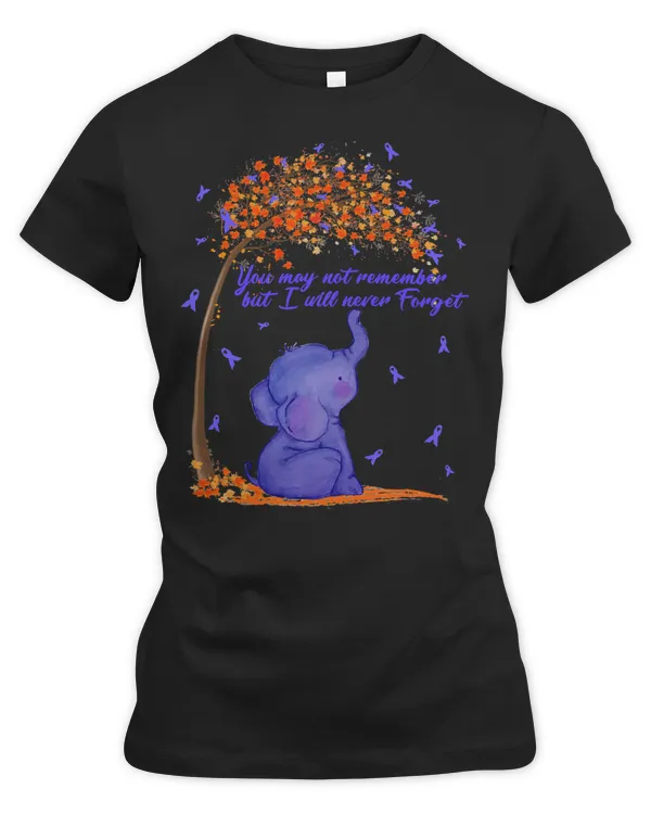 You May Not Remember But I Will Never Forget Alzheimers Disease Awareness