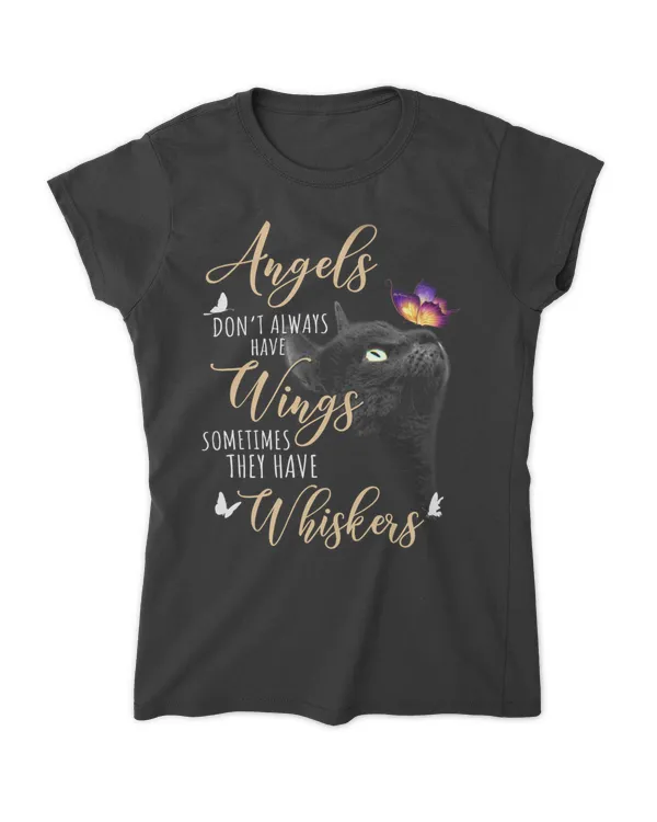 Black Cat Angels Have Whiskers