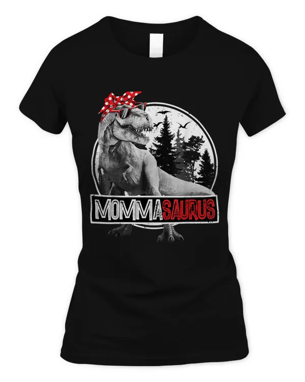 Momma saurus T rex Dinosaur MommaSaurus Mother's Day T-Shirt