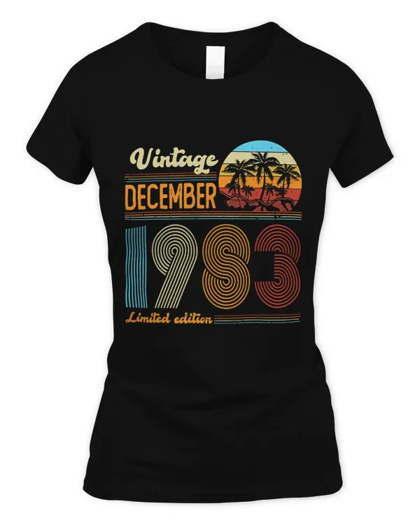 Vintage 40th Birthday Gifts Women Men Born In December 1983