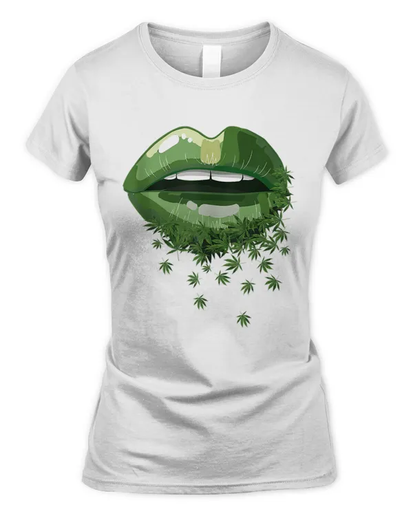 Funny Sexy Lips Cannabis Marijuana Weed
