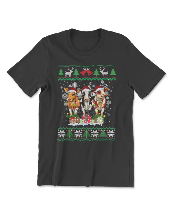 Cow Cow Christmas Sweater T Matching Family Pajama Xmas 21 Heifer Cattle