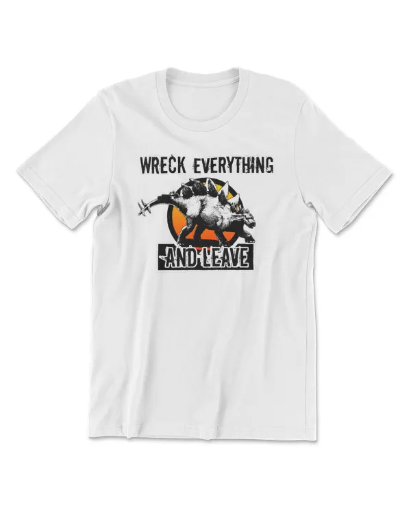 Dinosaur Dinosaurs Stegosaurus Dinosaur Art Wreck Everything And Leave Dino
