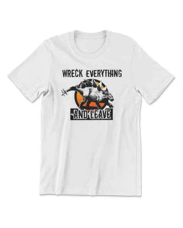 Dinosaur Dinosaurs Stegosaurus Dinosaur Art Wreck Everything And Leave Dino