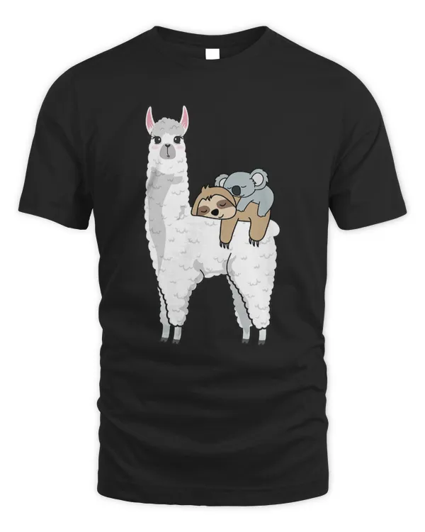 PATRONUS SLOTH & KOALA ON LLAMA ALPACA, OFFICIAL NAPPING T-Shirt