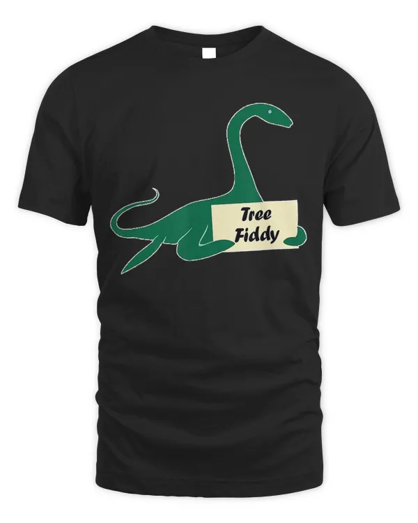 About Tree Fiddy T-Shirt Funny Loch Ness Monster Tee 3.50