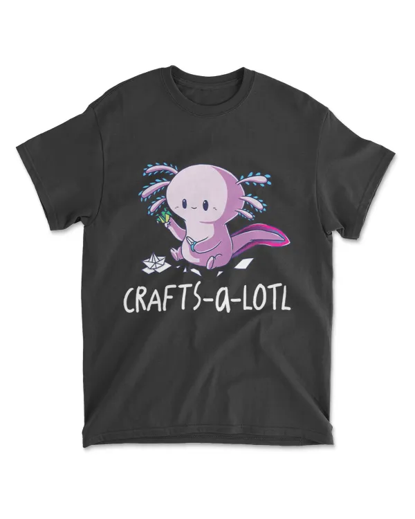 Crafts-a-lotl Funny Hand Crafting Arts Axolotl Scrapbooking T-Shirt