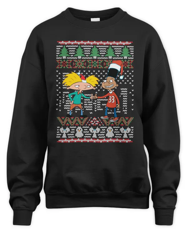 Arnold And Gerald Ugly Christmas Crewneck Sweatshirts